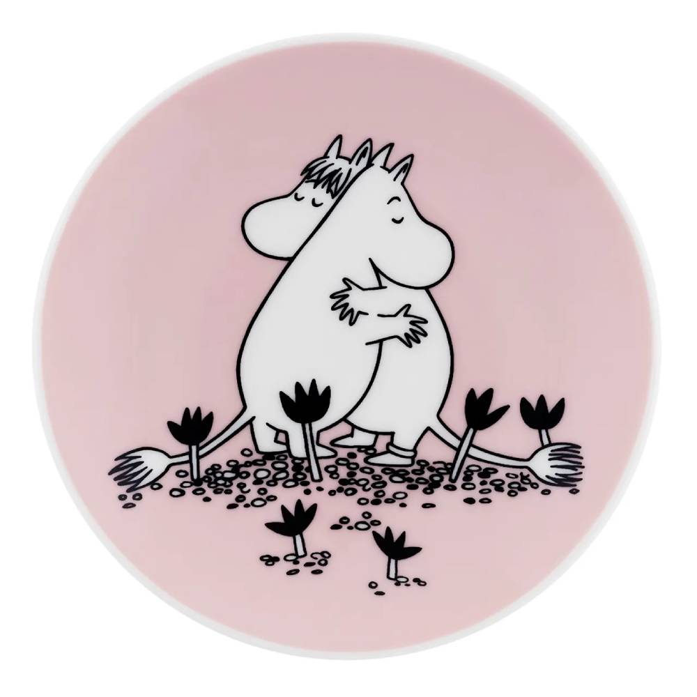Moomin Love Mini Plate 10,5cm Pink - The Official Moomin Shop