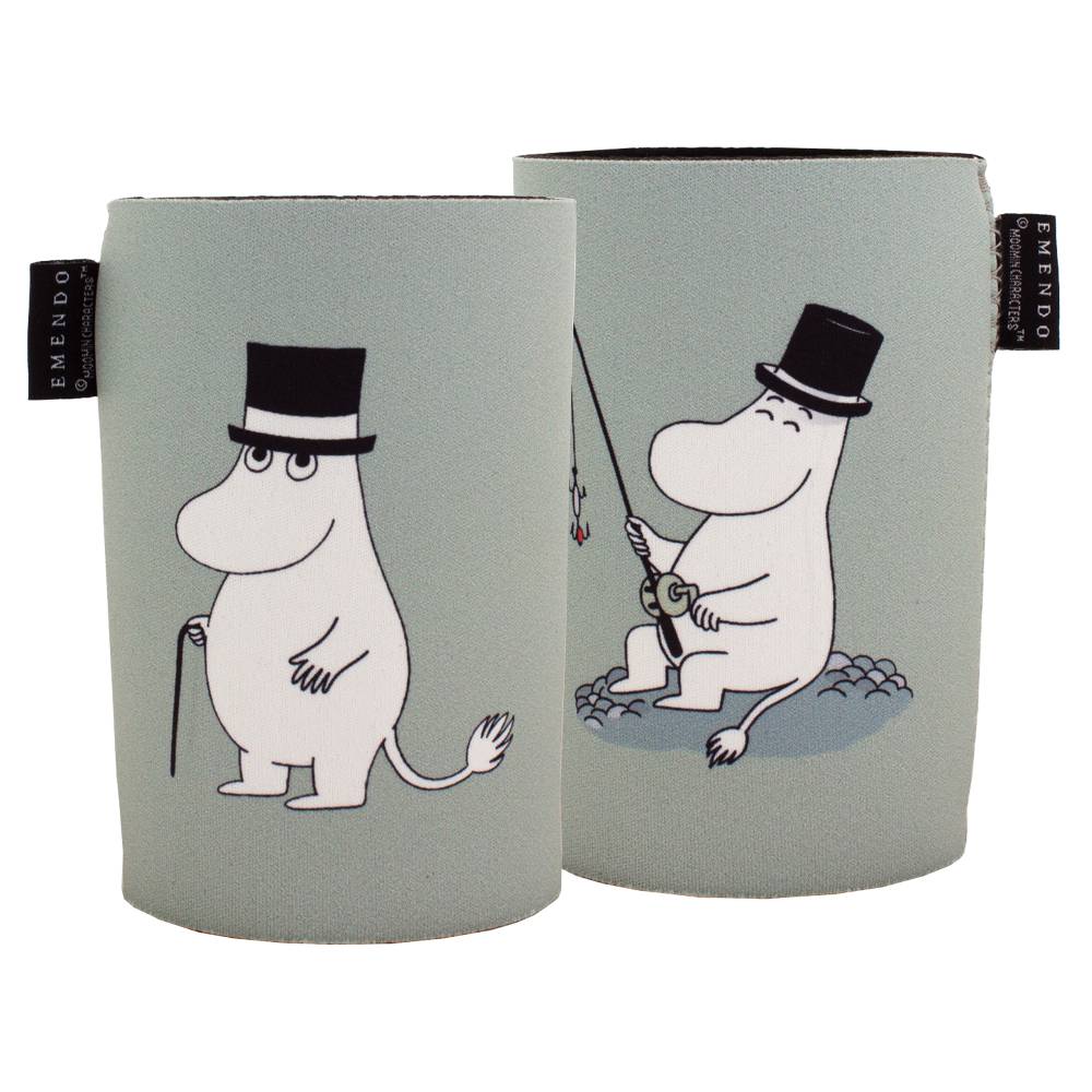 Moominpappa Can Sleeve Cooler Grey - The Official Moomin Shop