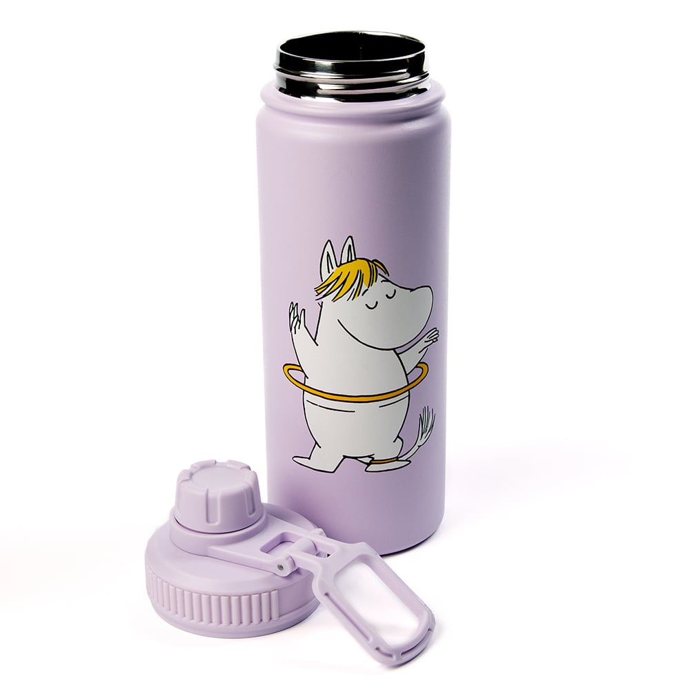 Snorkmaiden Workout Thermal Everyday Bottle 550ml Violet - The Official Moomin Shop