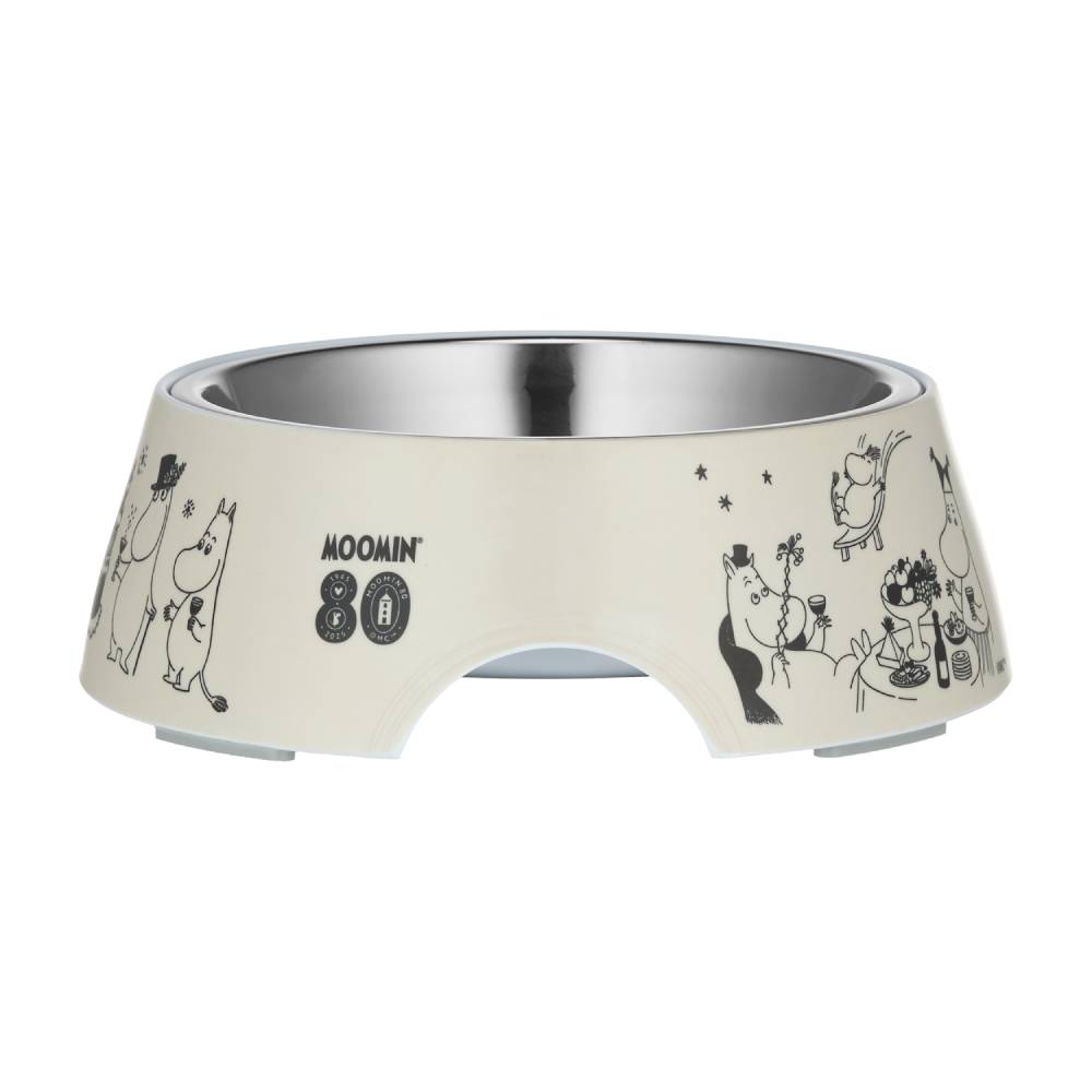 Moomin For Pets Food Bowl Beige M - Muurla - The Official Moomin Shop