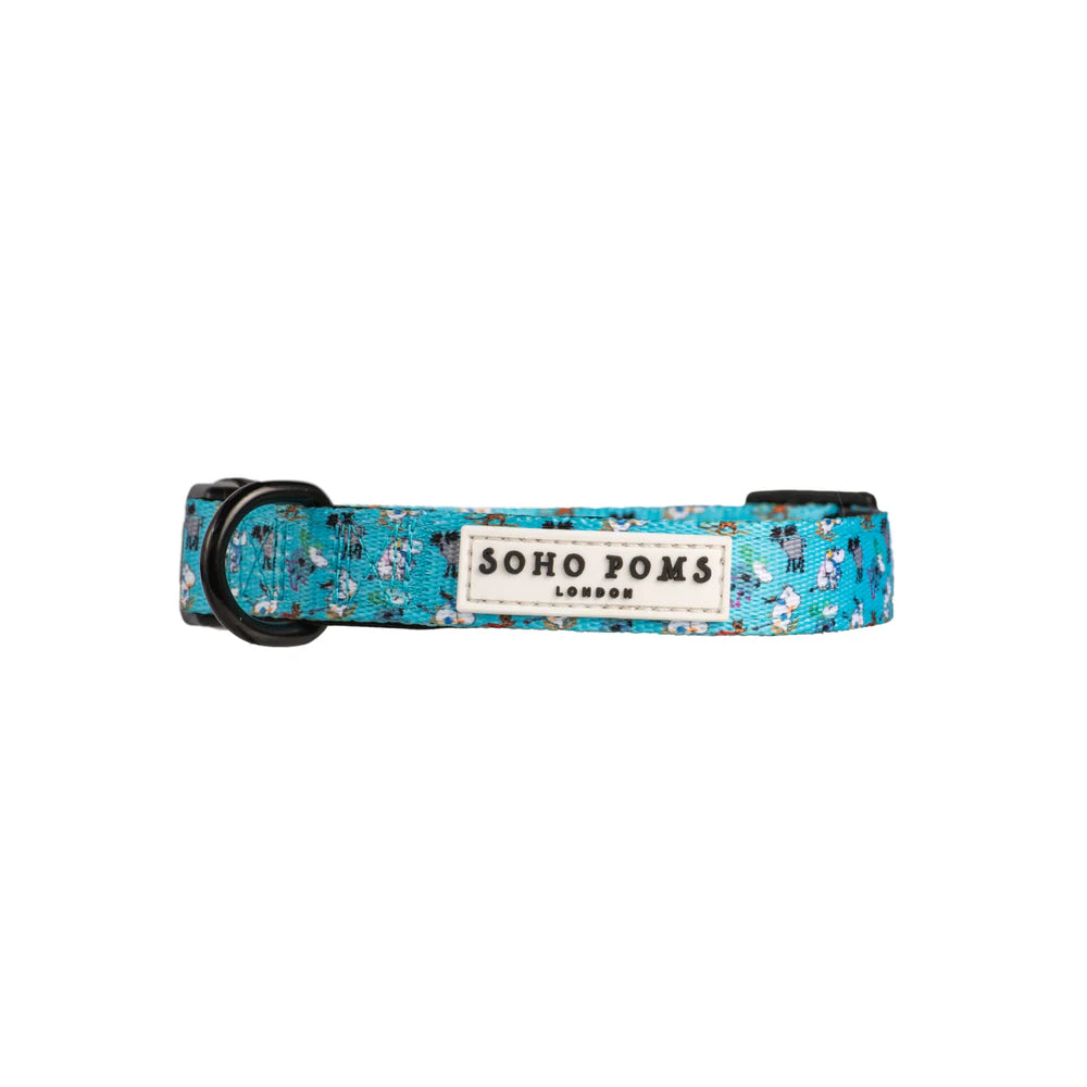 Moomin Ski Holiday Collar Blue - The Official Moomin Shop
