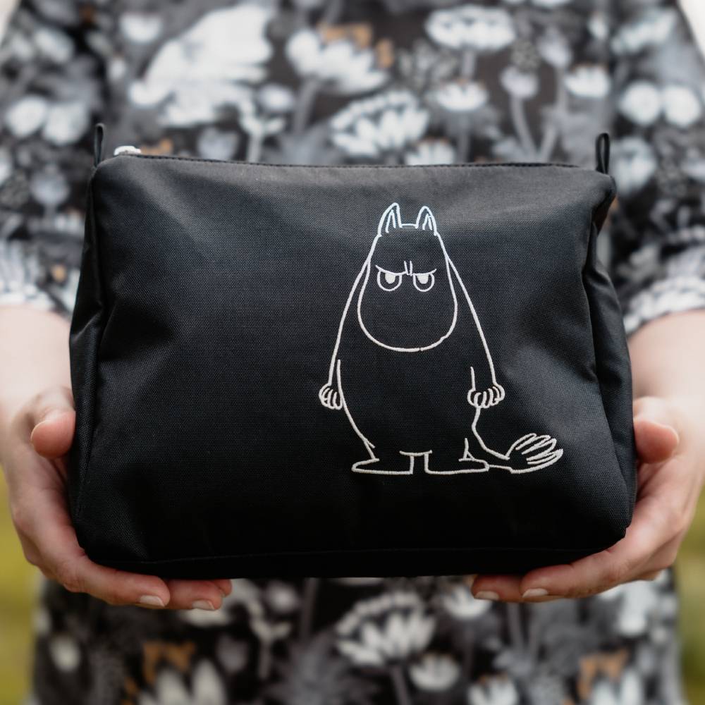 Moomintroll Angry Pouch Black - Martinex - The Official Moomin Shop