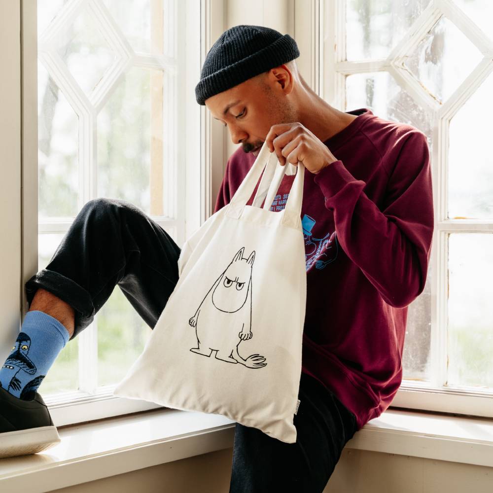 Moomintroll Angry Eco Totebag - The Official Moomin Shop