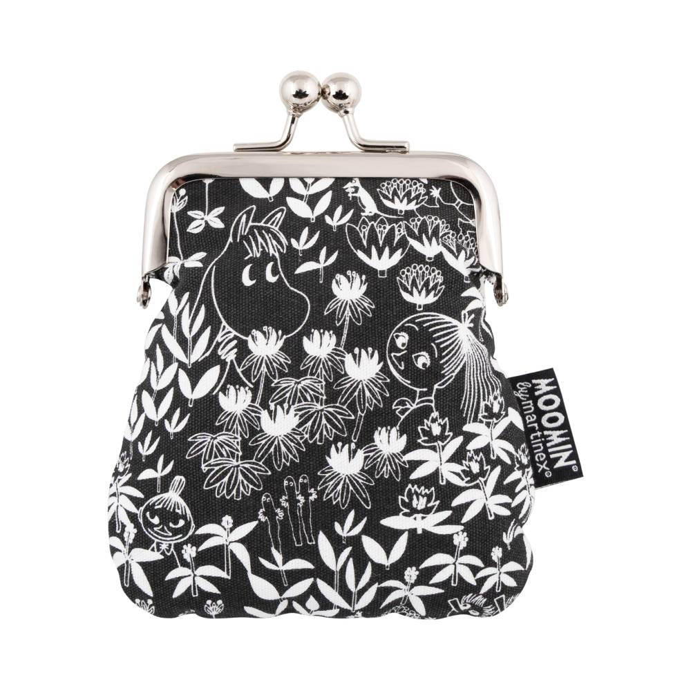 Moomin Primrose Purse Black - The Official Moomin Shop