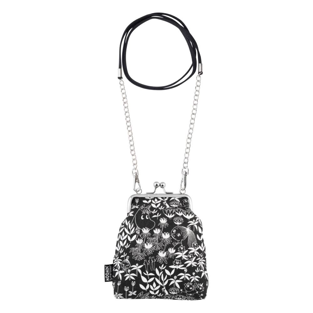Moomin Primrose Pouch Black - The Official Moomin Shop