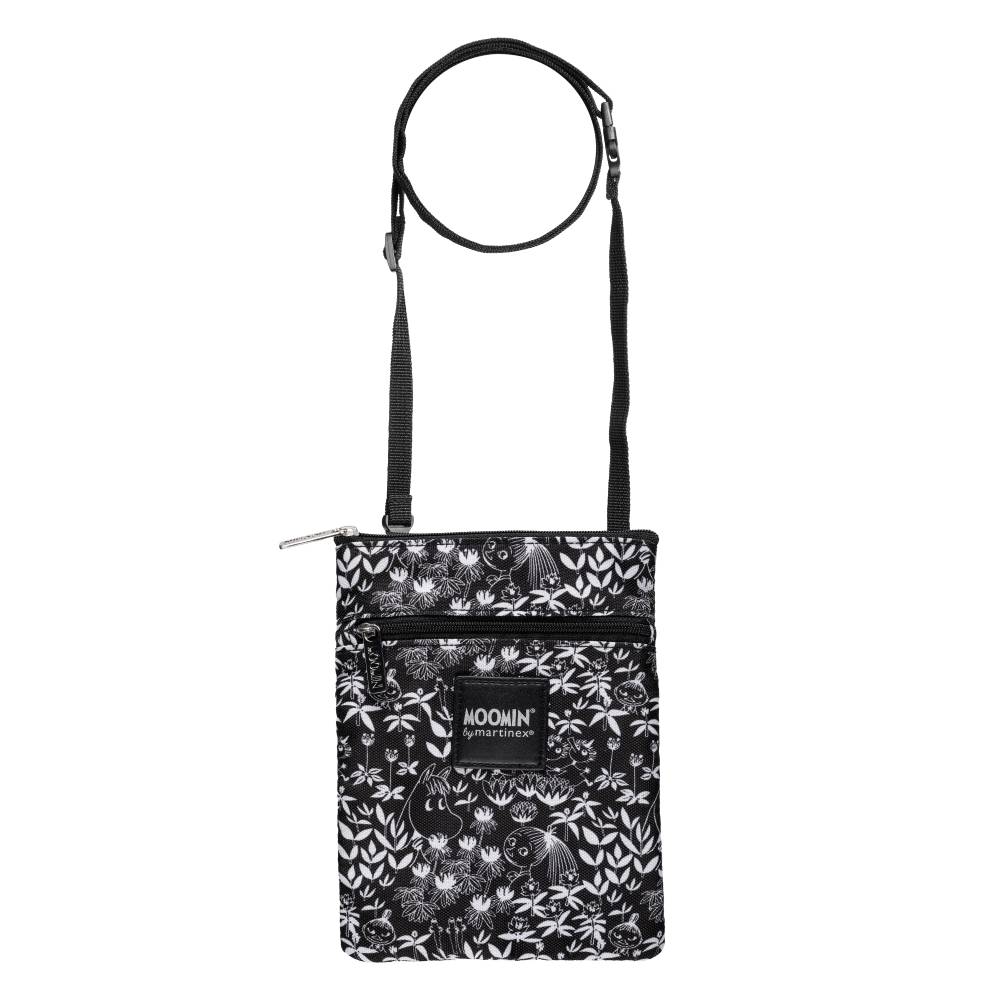 Moomin Primrose Shoulder Pouch Black - The Official Moomin Shop