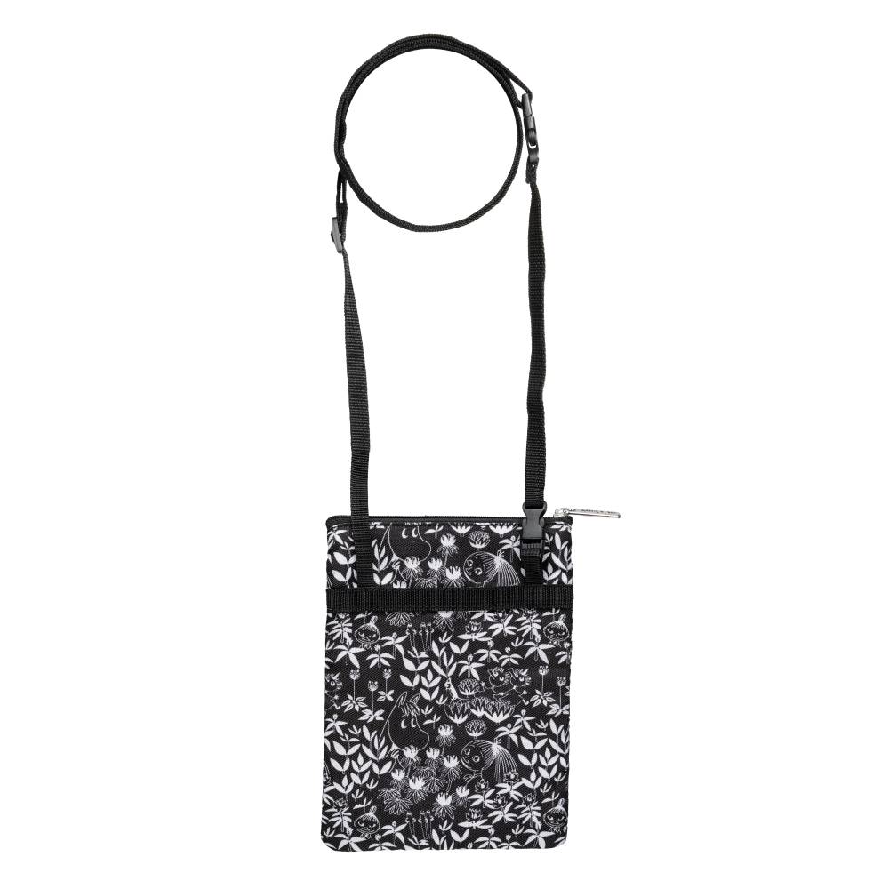 Moomin Primrose Shoulder Pouch Black - The Official Moomin Shop