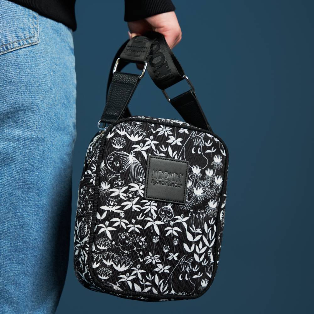 Moomin Primrose Shoulder Bag Black - The Official Moomin Shop