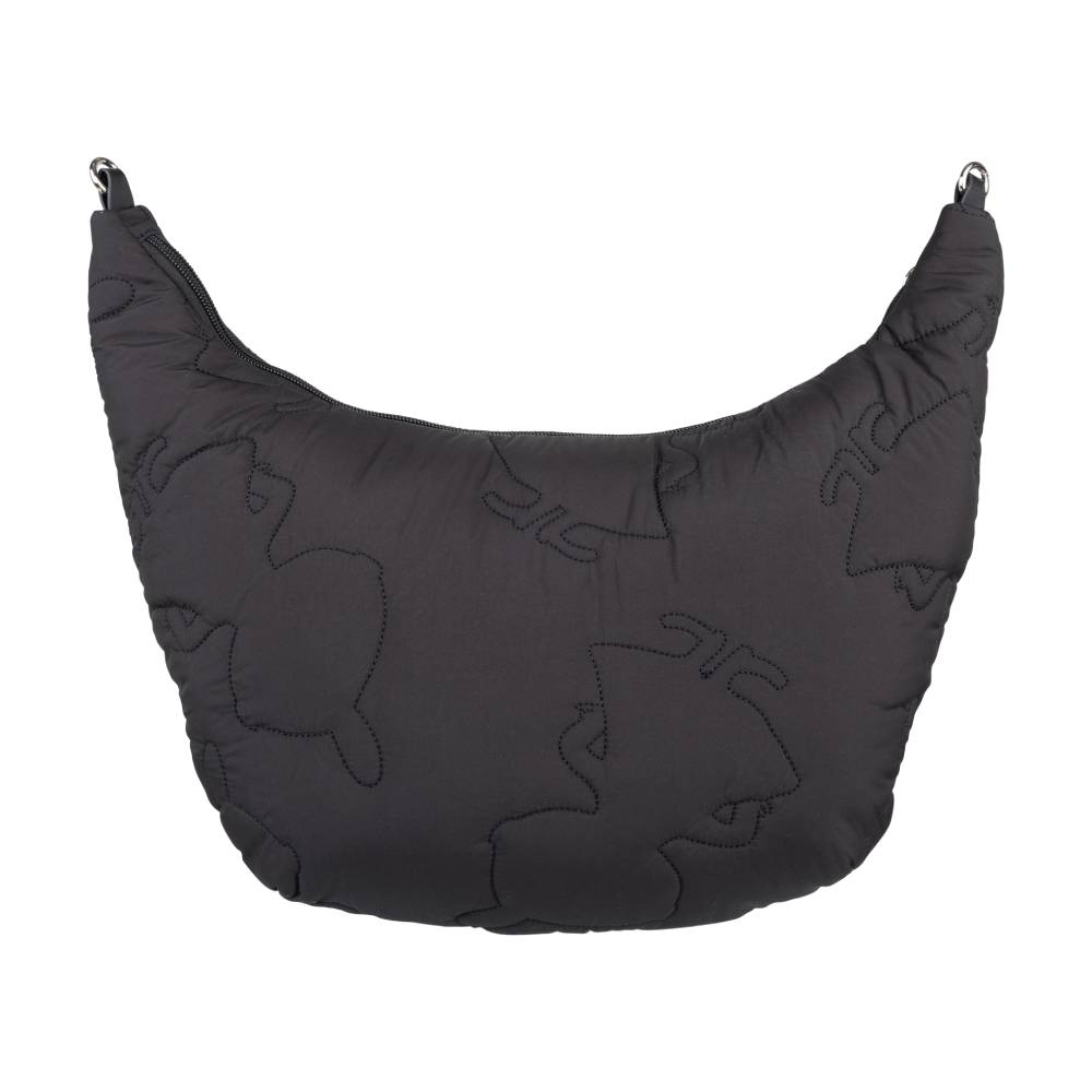 Little My Quilted Shoulder Bag Black Logo - The Official Moomin Shop