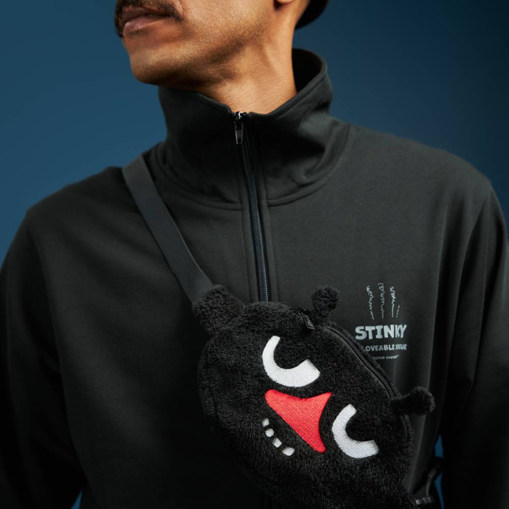 Stinky Belt Bag Black - The Official Moomin Shop