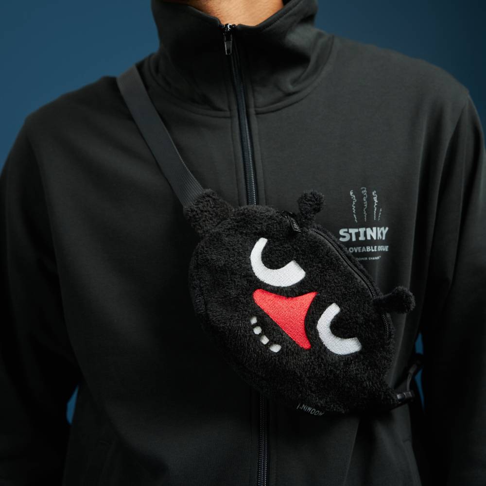Stinky Belt Bag Black - The Official Moomin Shop
