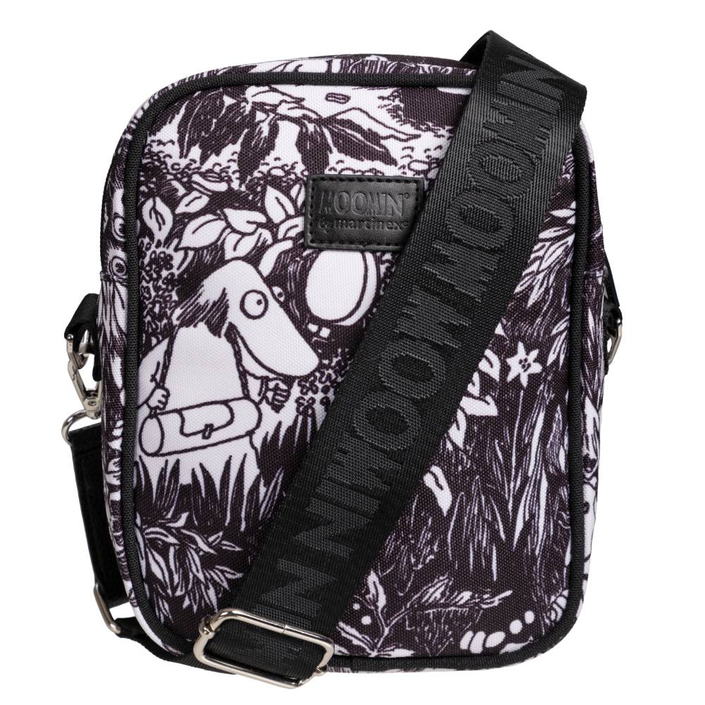 Moomin Ruby Shoulder Bag B&W - The Official Moomin Shop