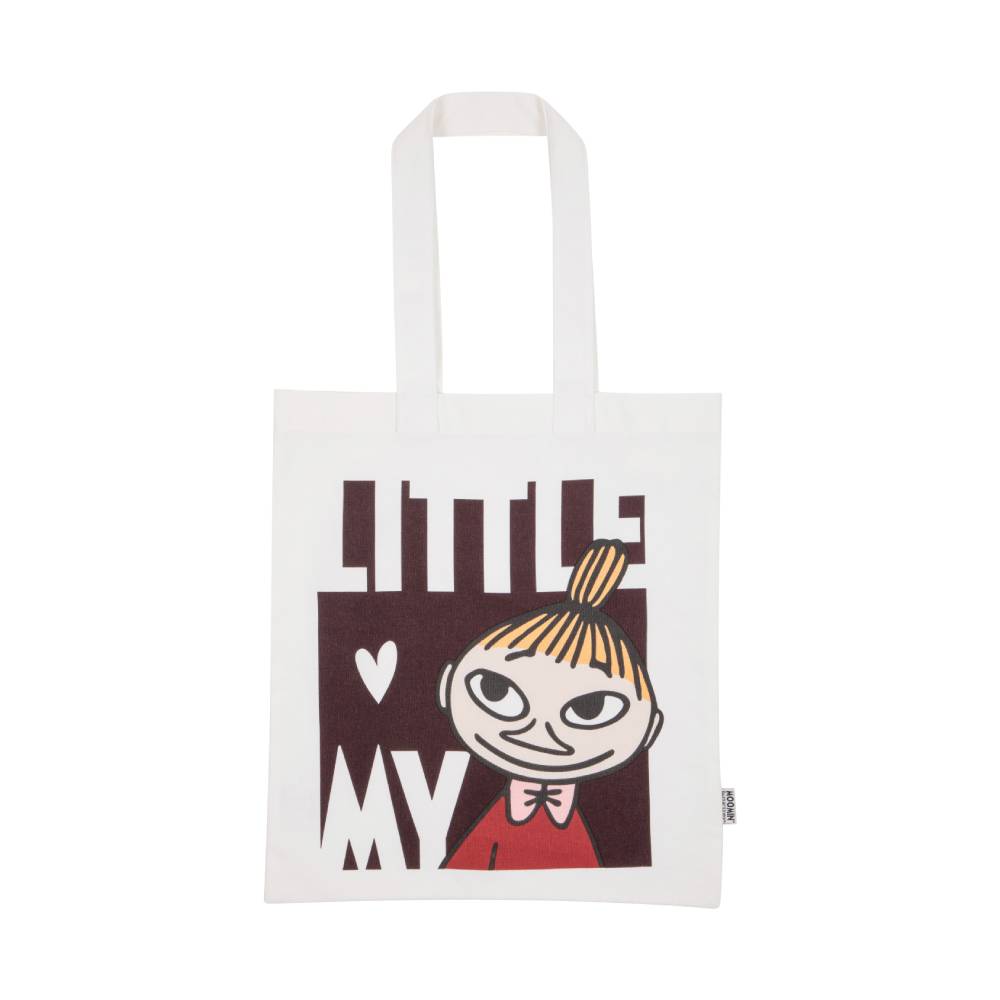 Little My Smile Tote Bag White - The Official Moomin Shop