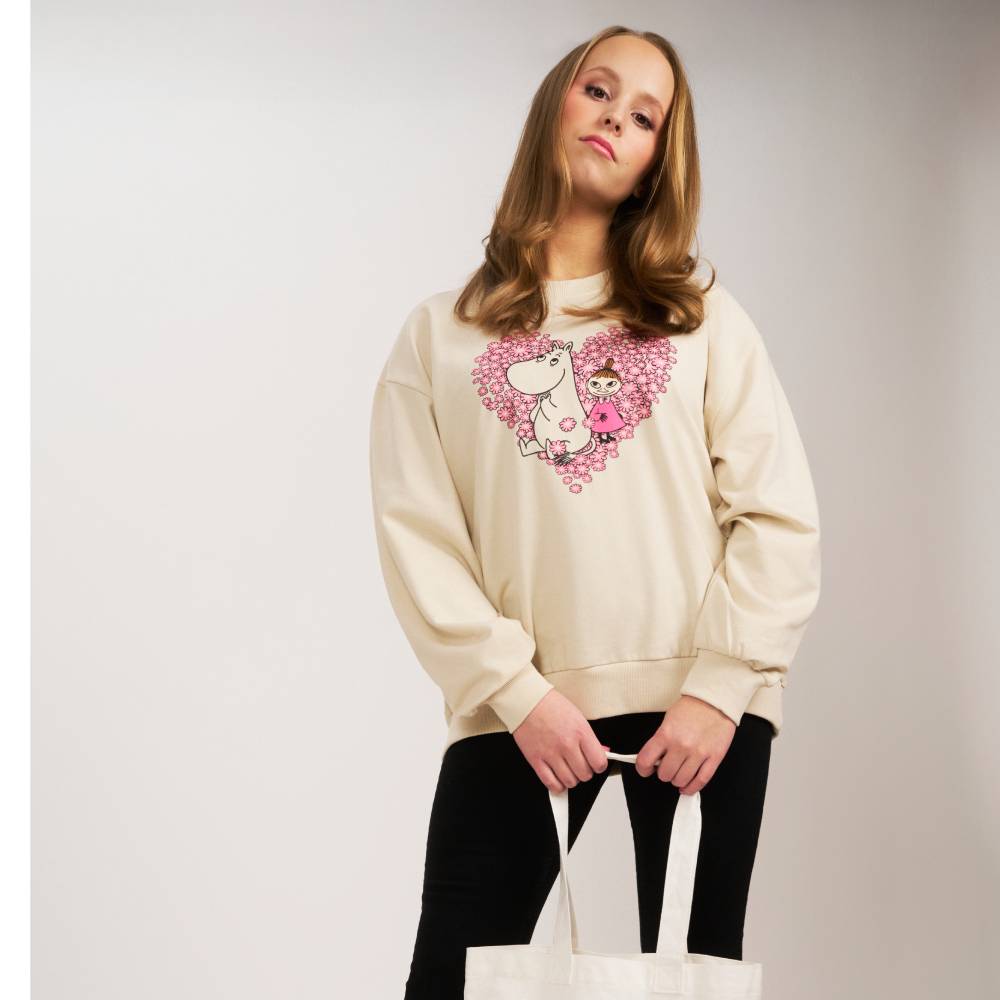 Moomin Friends Sweatshirt Putty - The Official Moomin Shop