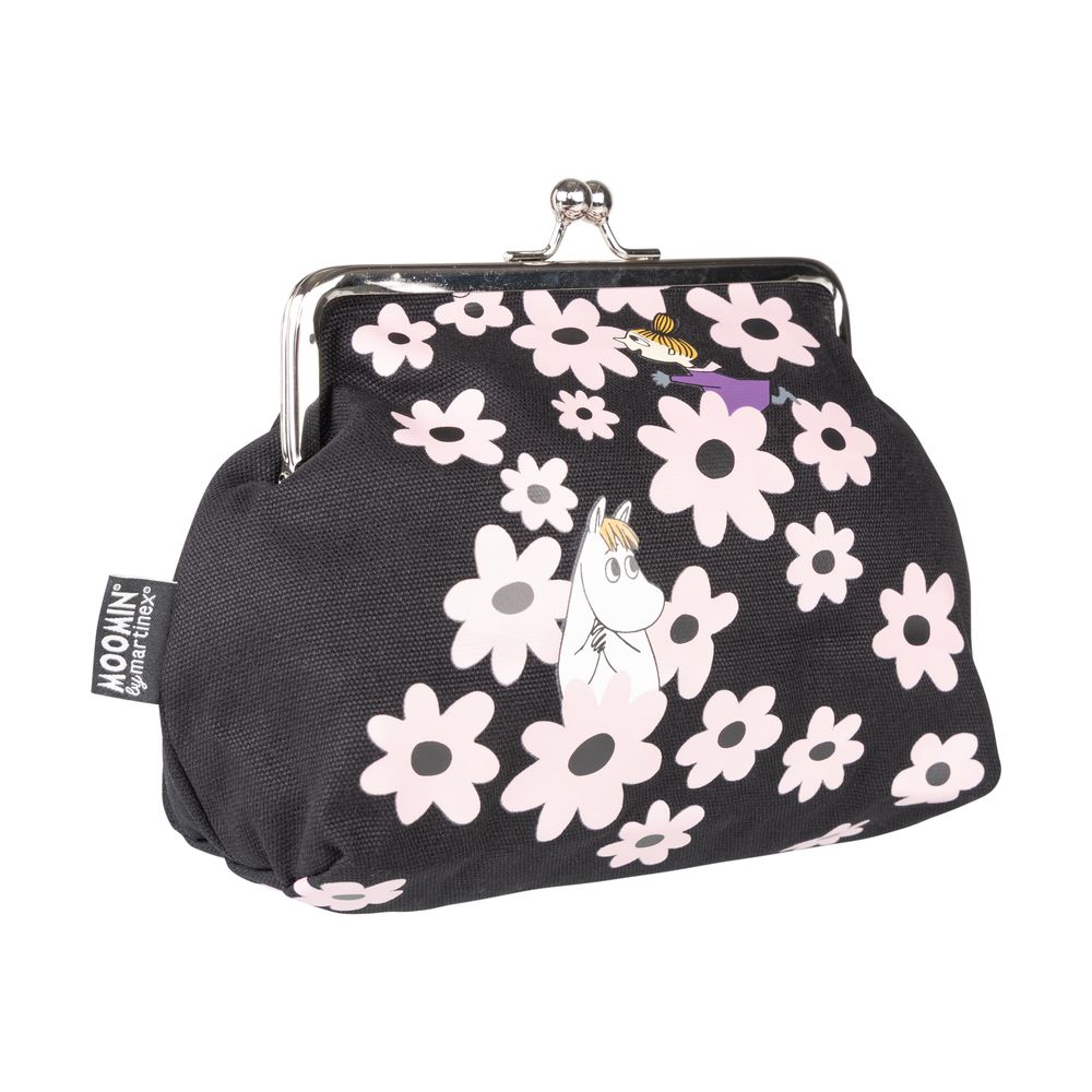 Snorkmaiden and Little My Clutch Bag Black - The Official Moomin Shop