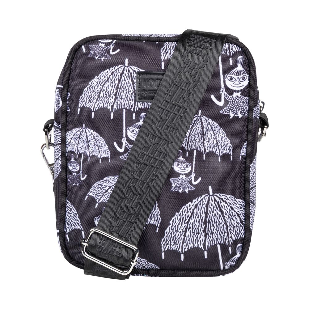 Little My Shoulder Bag B&W - The Official Moomin Shop