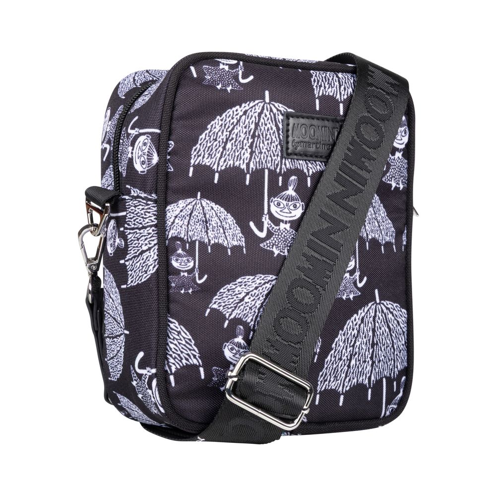 Little My Shoulder Bag B&W - The Official Moomin Shop
