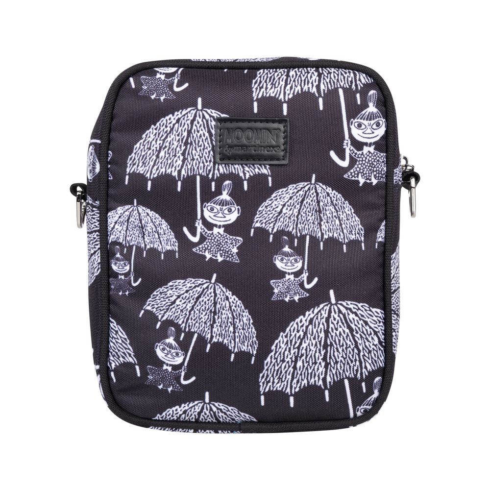 Little My Shoulder Bag B&W - The Official Moomin Shop