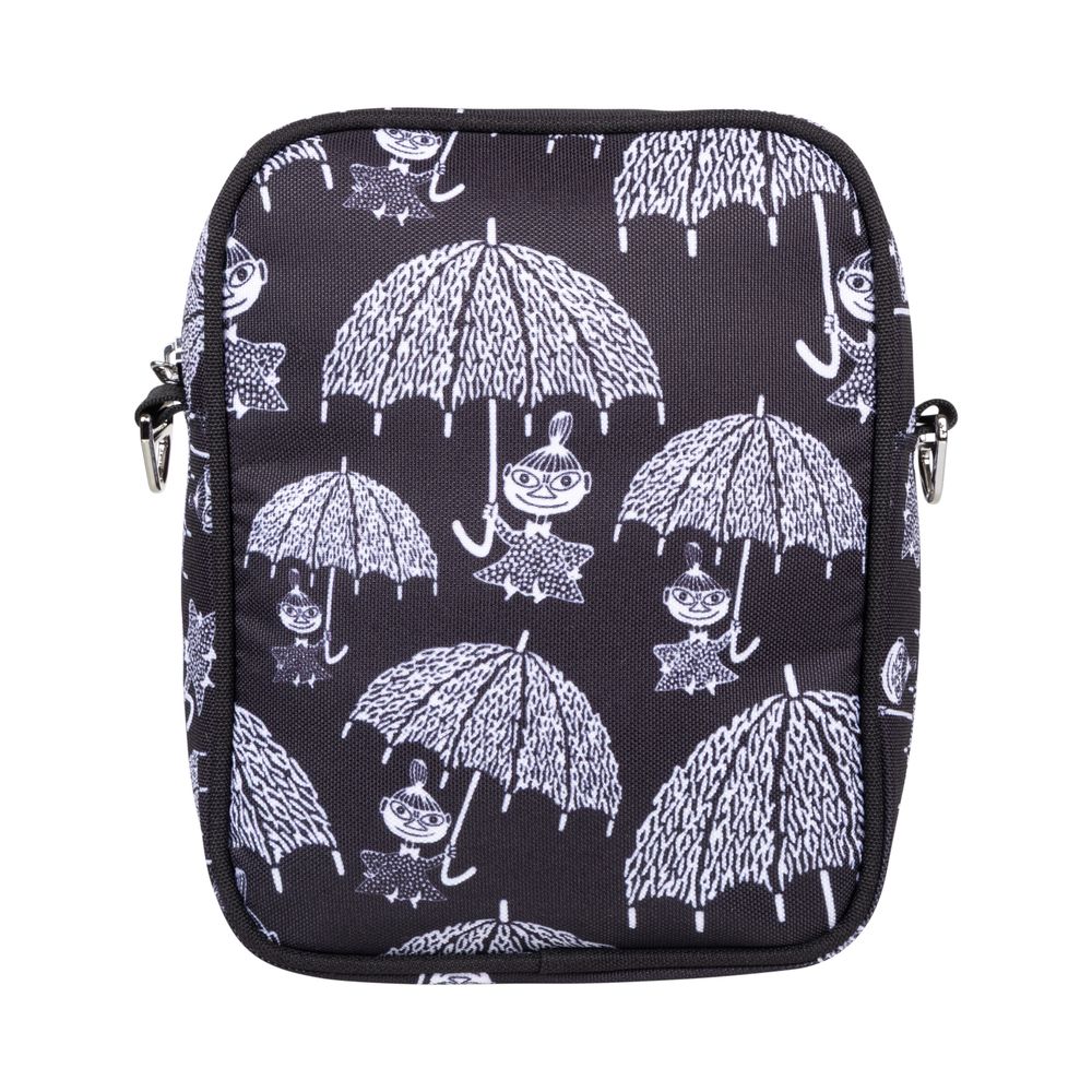 Little My Shoulder Bag B&W - The Official Moomin Shop