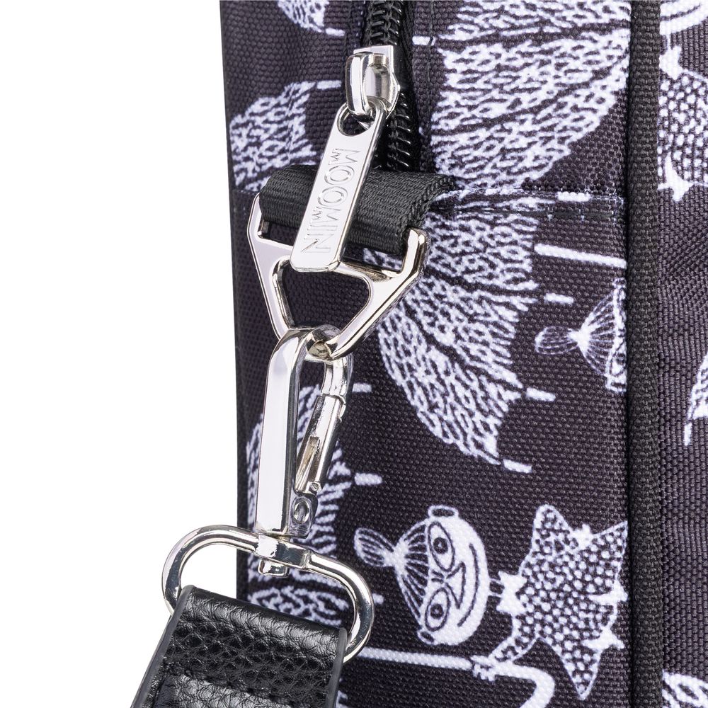 Little My Shoulder Bag B&W - The Official Moomin Shop