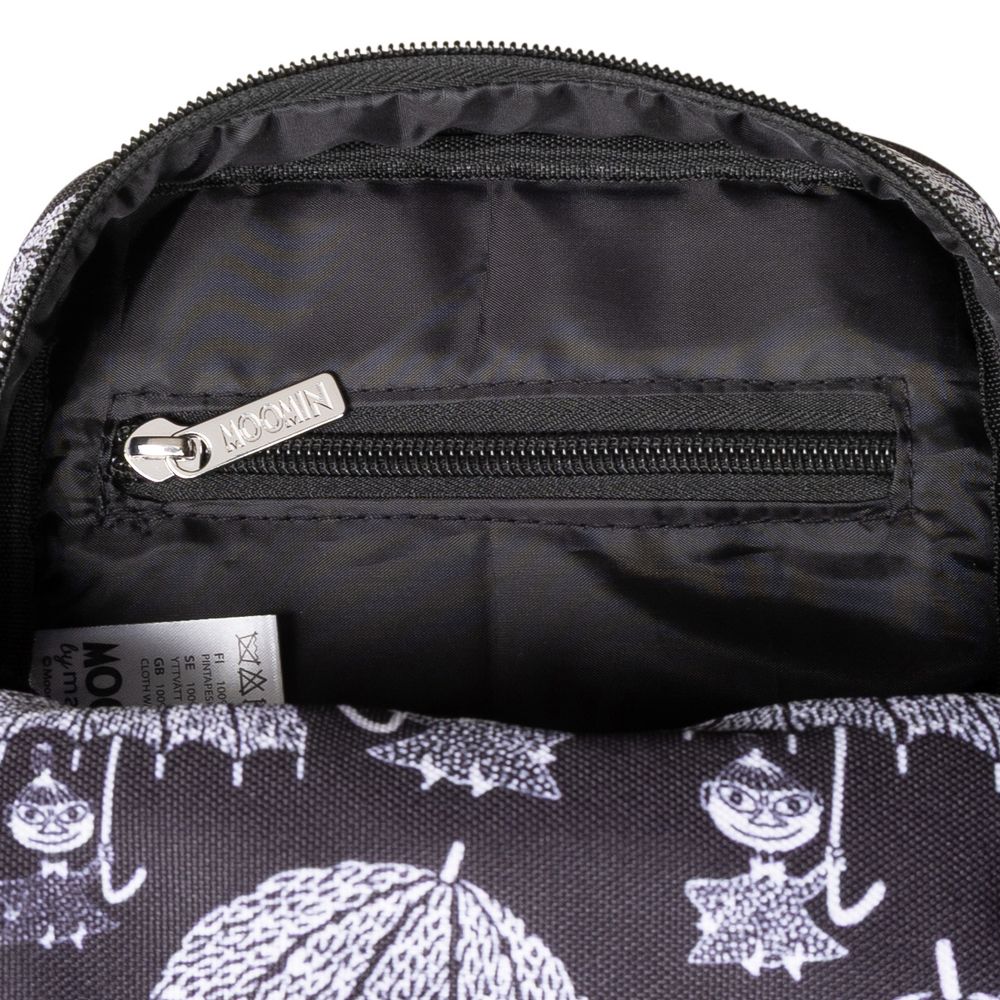 Little My Shoulder Bag B&W - The Official Moomin Shop