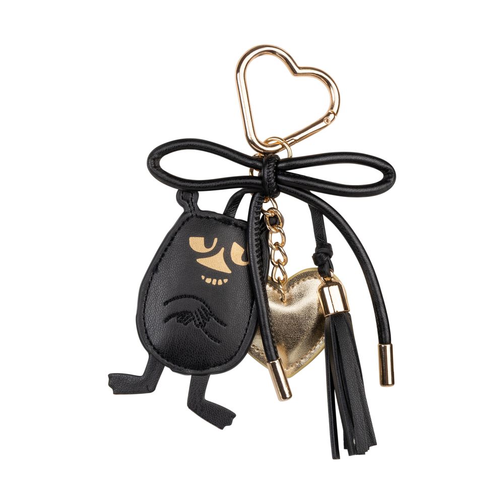 Stinky Heart Bag Charm Black - The Official Moomin Shop