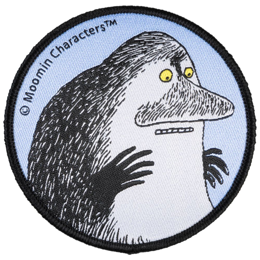 The Groke Patch Blue - The Official Moomin Shop