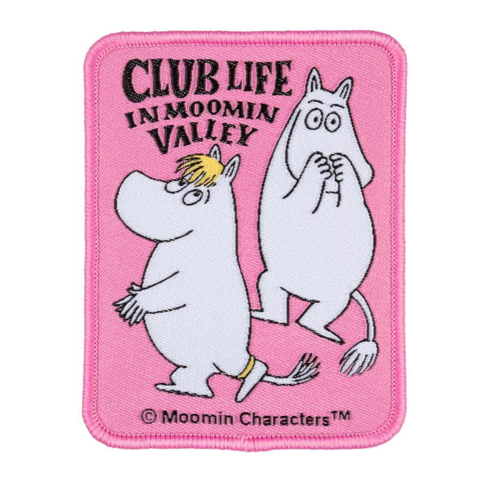 Moomin Club Life Patch Pink - The Official Moomin Shop
