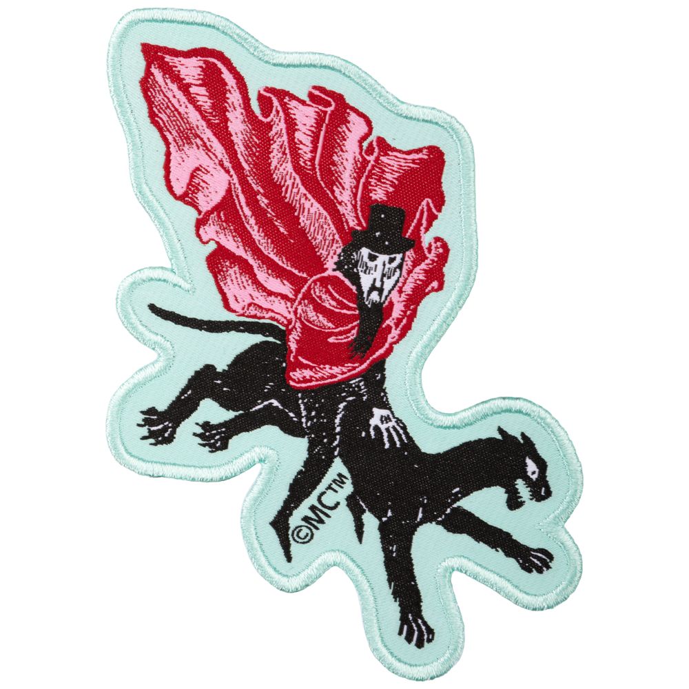 The Hobgoblin Iron-On Patch Black - The Official Moomin Shop