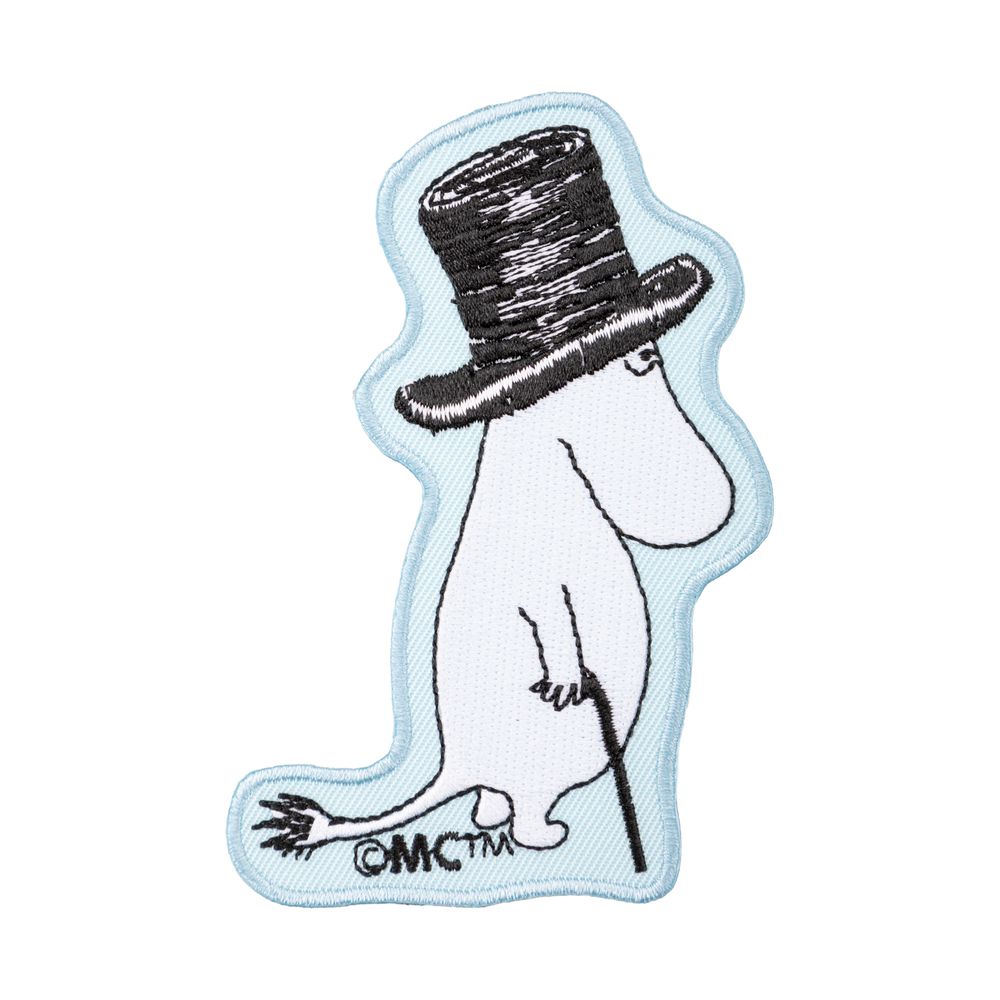 Moominpappa Iron-On Patch Blue - The Official Moomin Shop