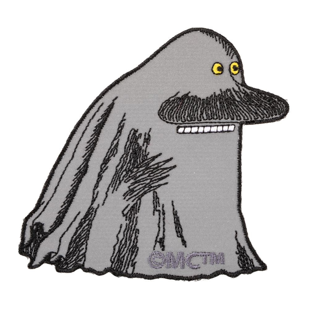 The Groke Iron-On Patch Gray - The Official Moomin Shop