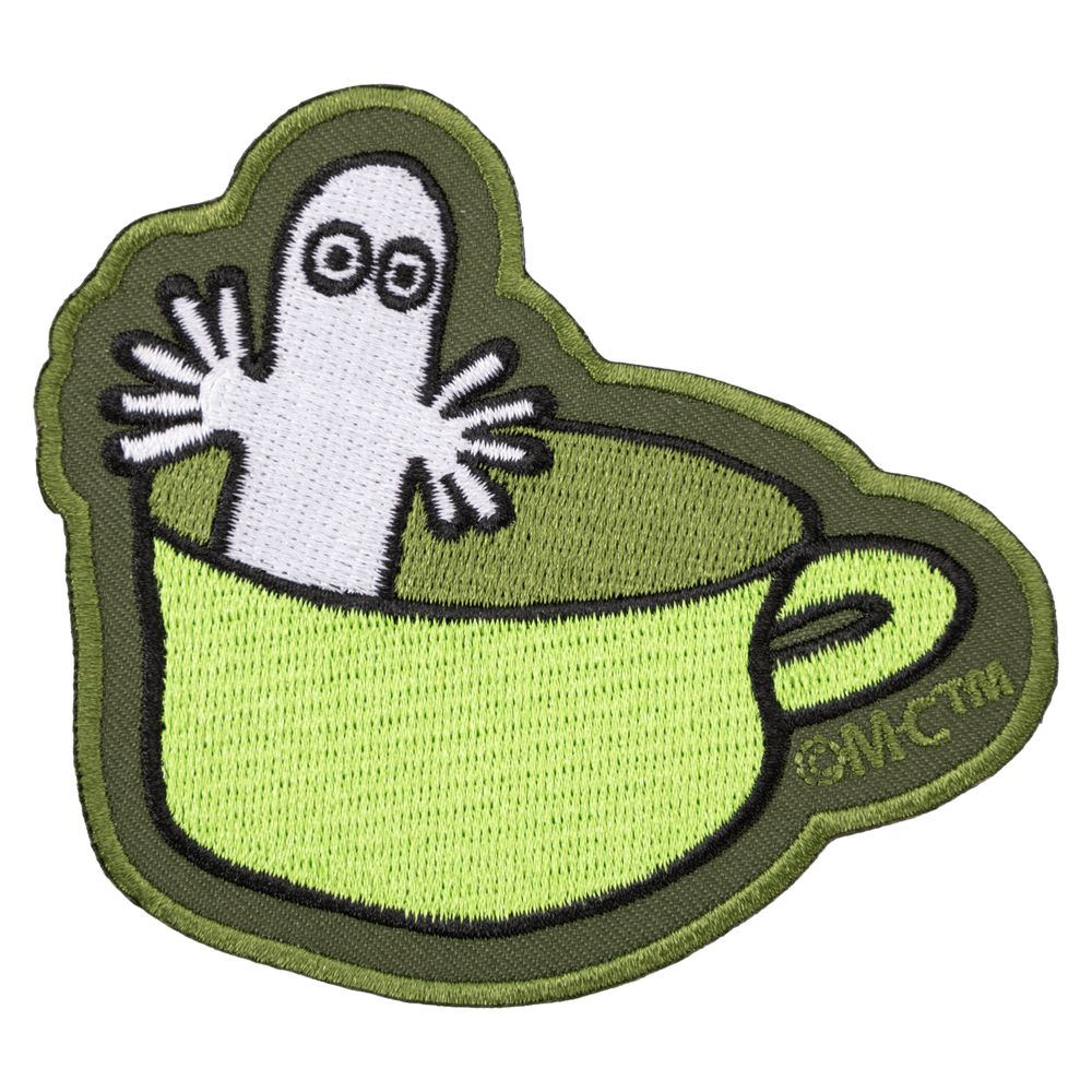 Hattifattener Iron-On Patch Green - The Official Moomin Shop