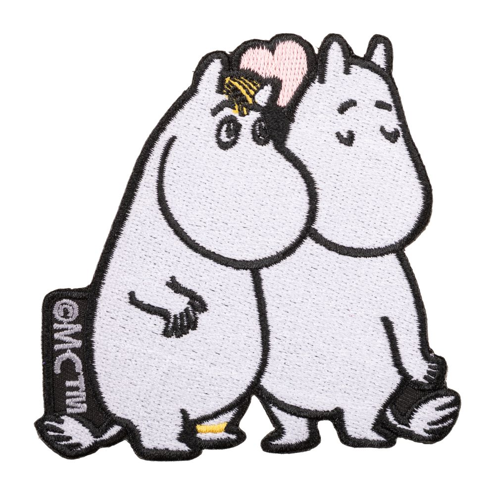 Moomin Friends Iron-On Patch White - The Official Moomin Shop