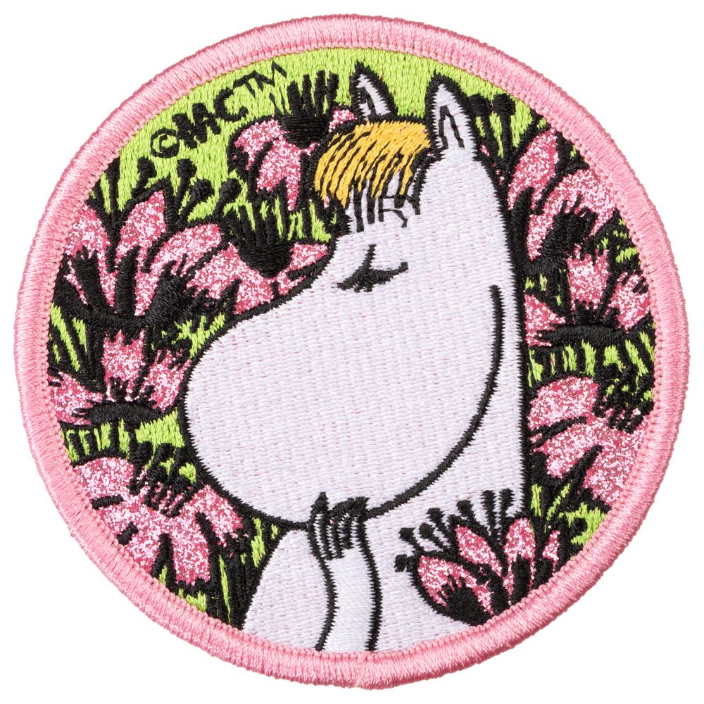 Snorkmaiden Iron-On Patch Pink - The Official Moomin Shop