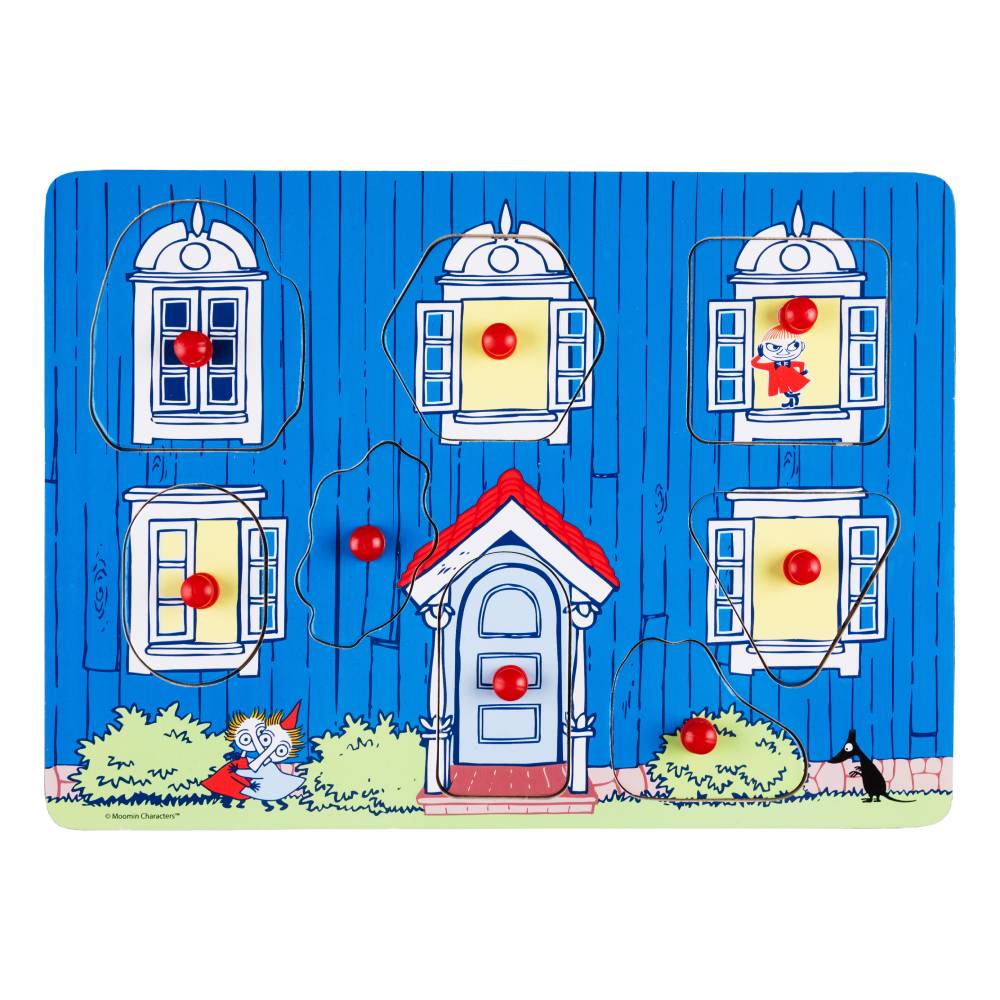 Moominhouse Peg Puzzle 8pcs - The Official Moomin Shop