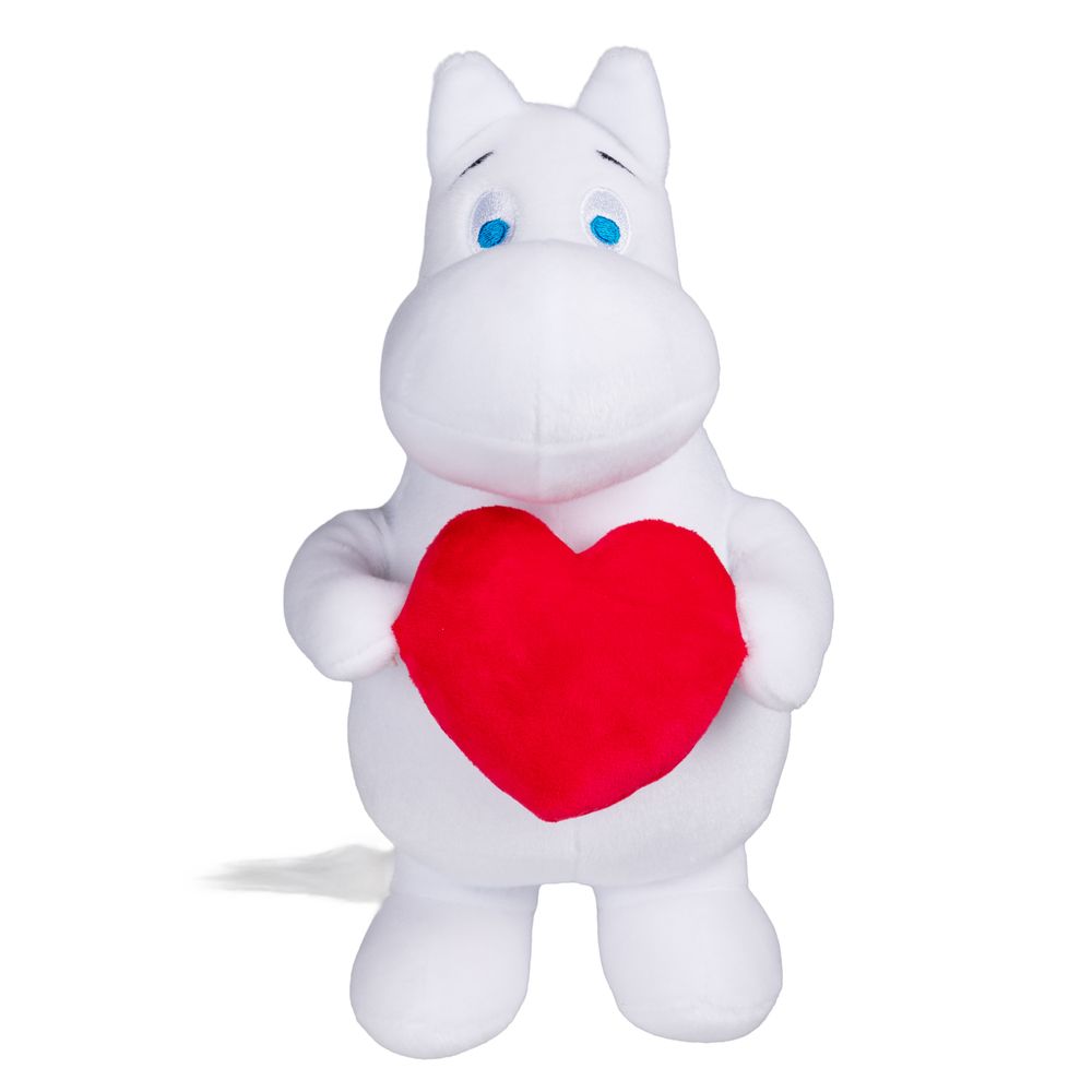 Moomintroll Heart Plush Toy 23cm - The Official Moomin Shop