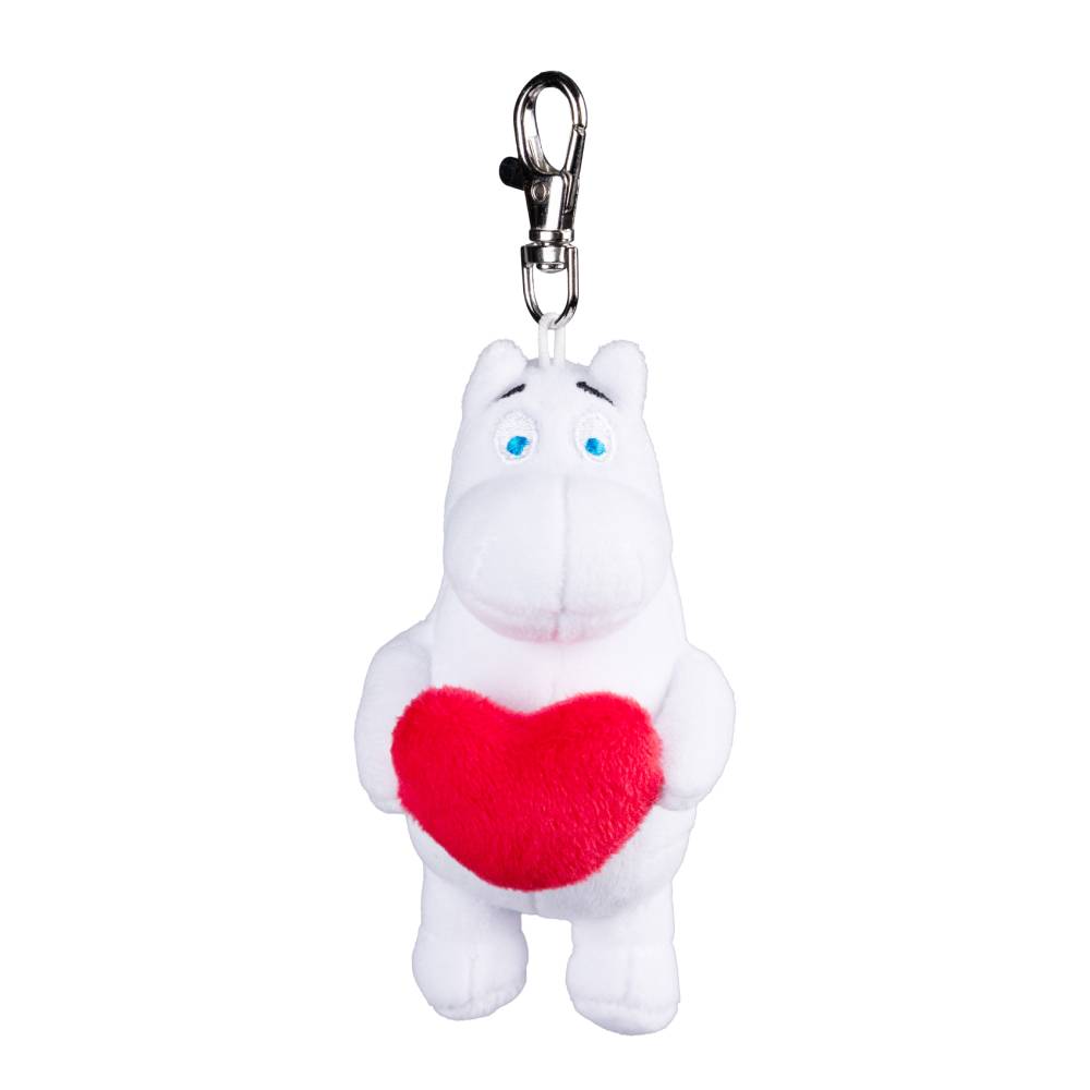 Moomintroll Heart Keyring - The Official Moomin Shop