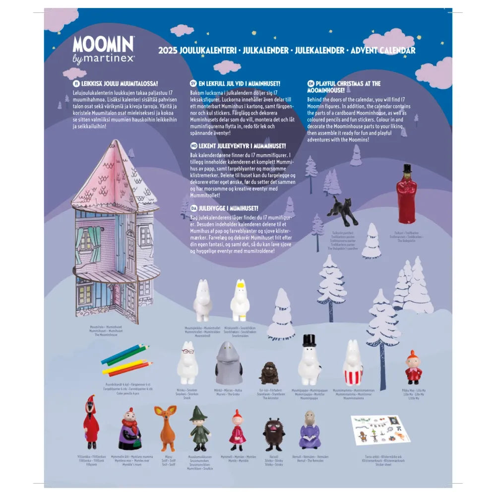 Moominhouse & Toy Advent Calendar Bundle
