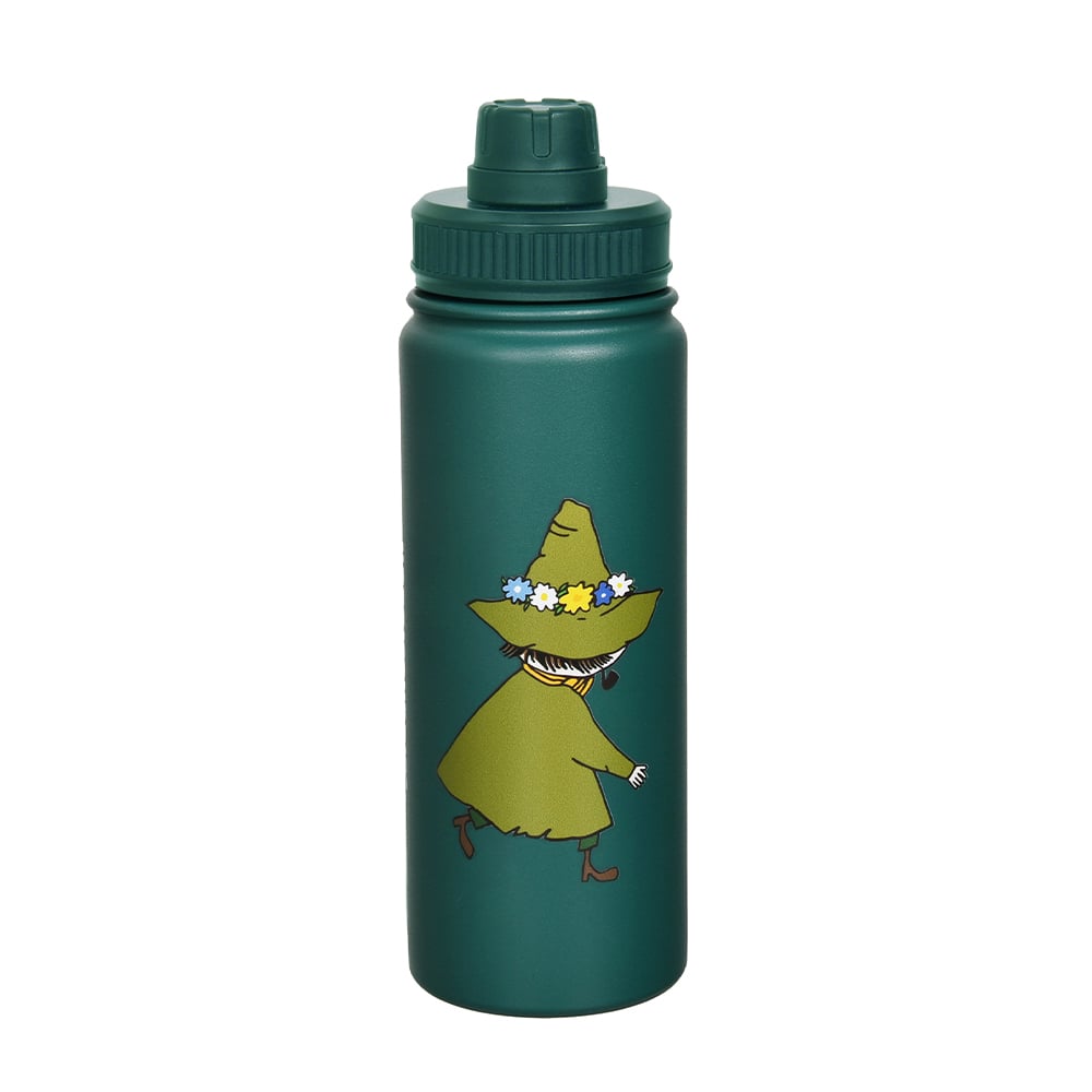 Snufkin Thermal Everyday Bottle Dark Green - Nordicbuddies - The Official Moomin Shop