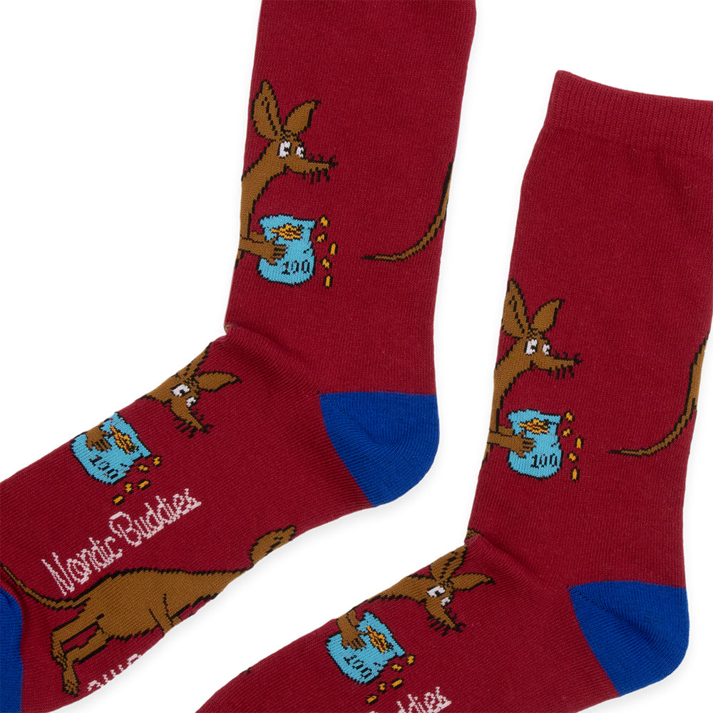 Sniff Business Socks 40-45 Red - Nordicbuddies - The Official Moomin Shop