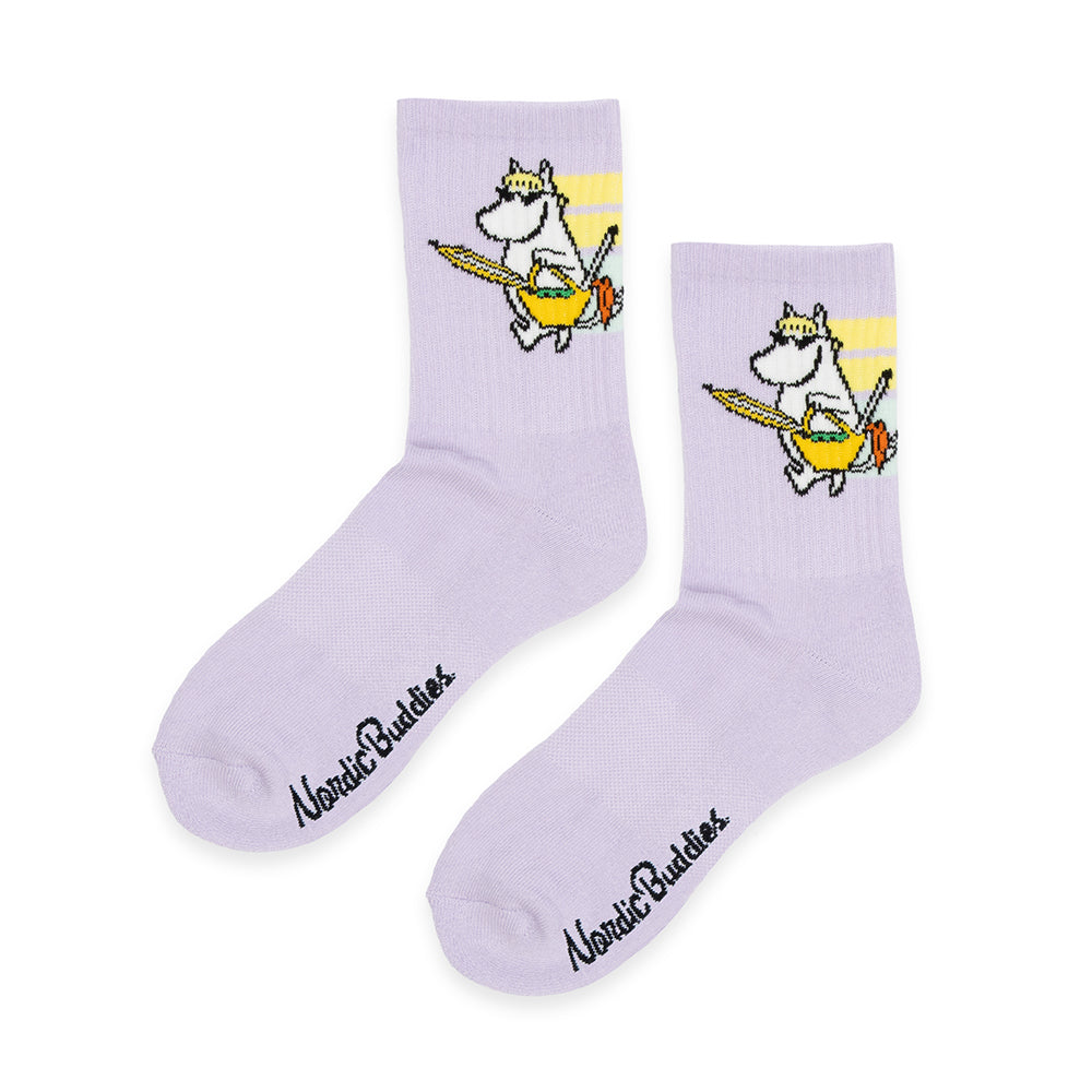 Snorkmaiden Active Crew Socks 36-42 Violet - Nordicbuddies - The Official Moomin Shop