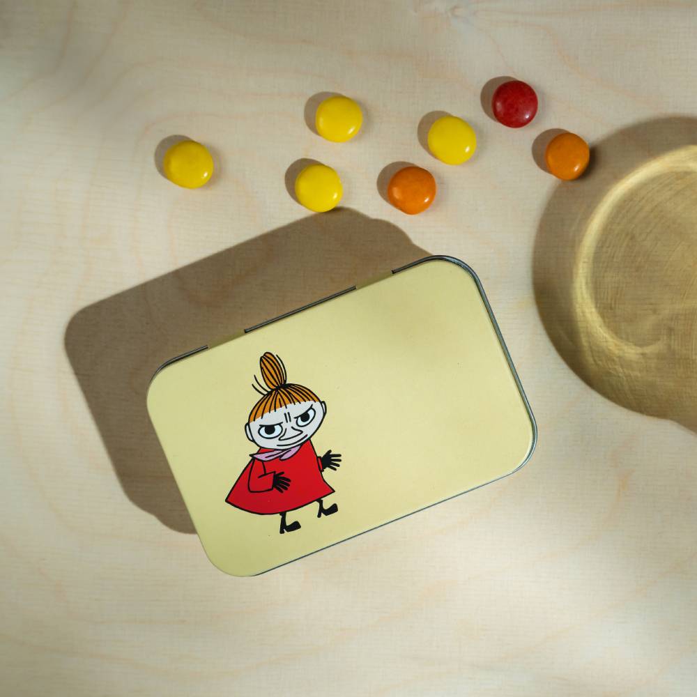 Little My Retro Box 10x6,5cm Yellow - The Official Moomin Shop