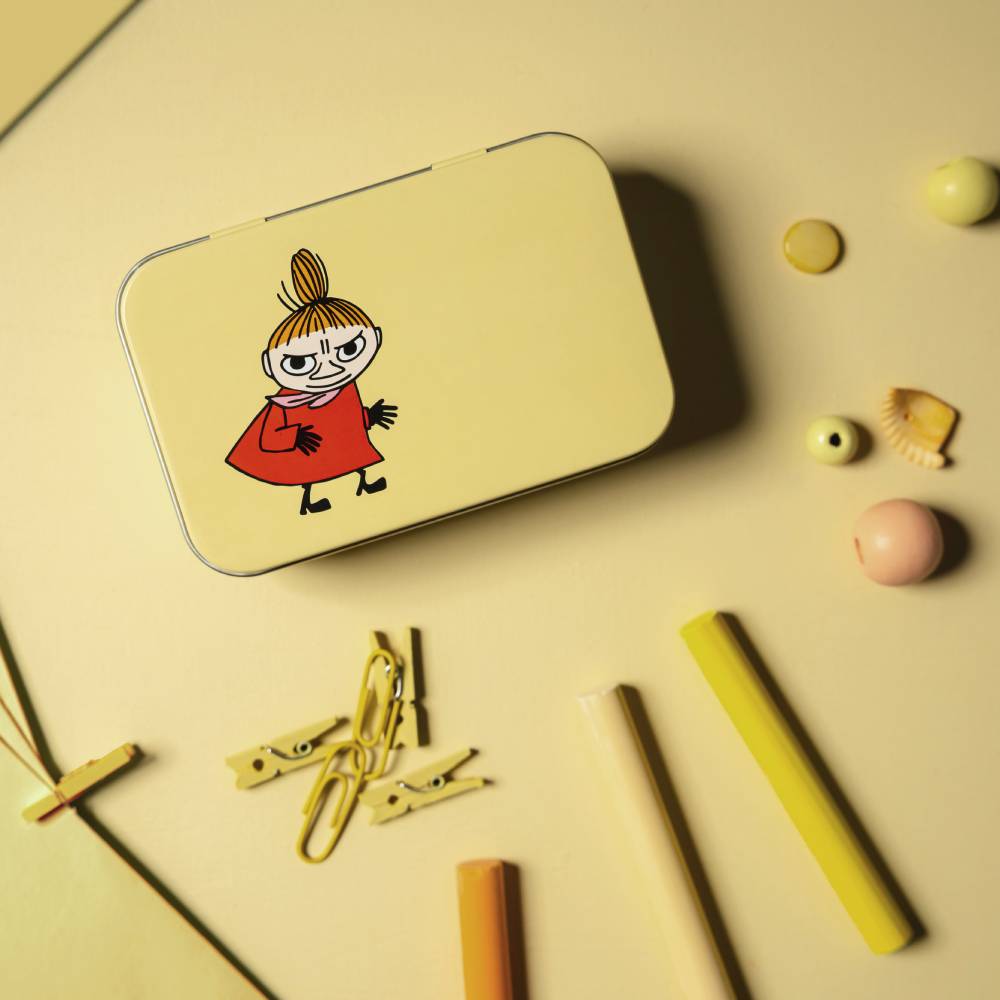 Little My Retro Box 10x6,5cm Yellow - The Official Moomin Shop