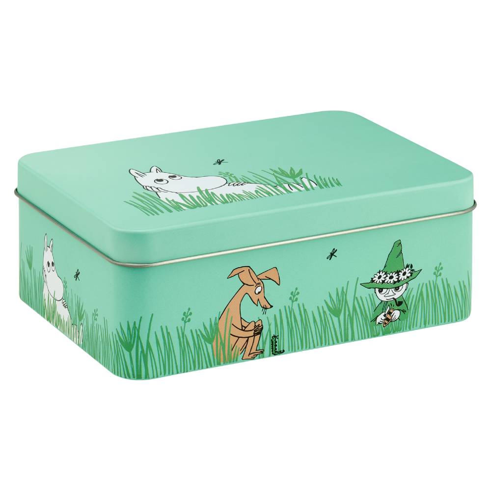 Moomin Boys Box 14,5x10,5cm Green - The Official Moomin Shop