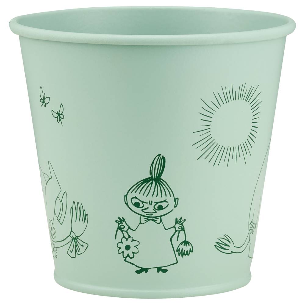 11cm plant pot Moomin Gardenia Flower Pot 11cm Green