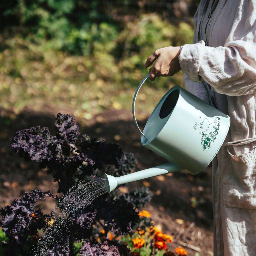 Moomin Gardenia Watering Can 4L Green - The Official Moomin Shop