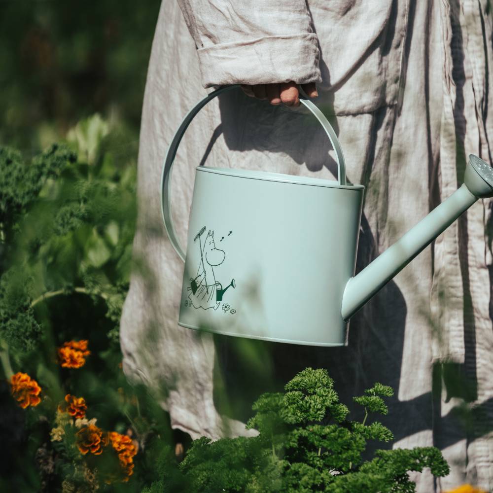Moomin Gardenia Watering Can 4L Green - The Official Moomin Shop