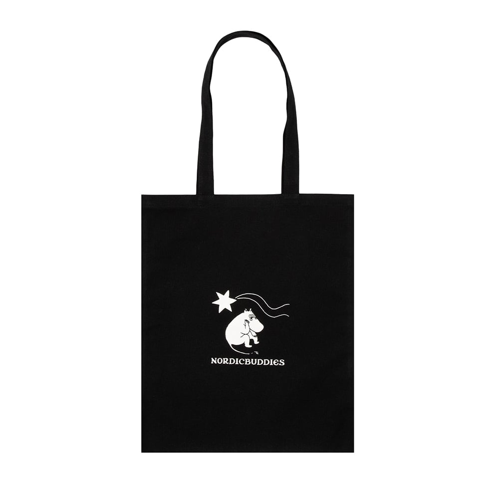 Moomin Comet Pyrstötähti Tote Bag Black - The Official Moomin Shop
