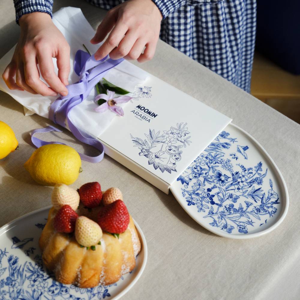 Moomin Haru Serving Plate 17cm - The Official Moomin Shop
