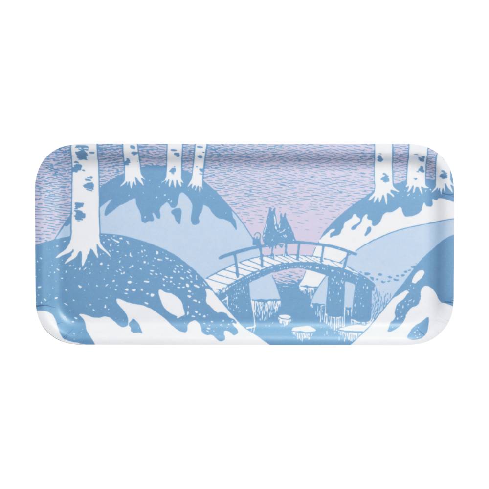 Moomin Dreamy Winter Tray 27x13cm - The Official Moomin Shop